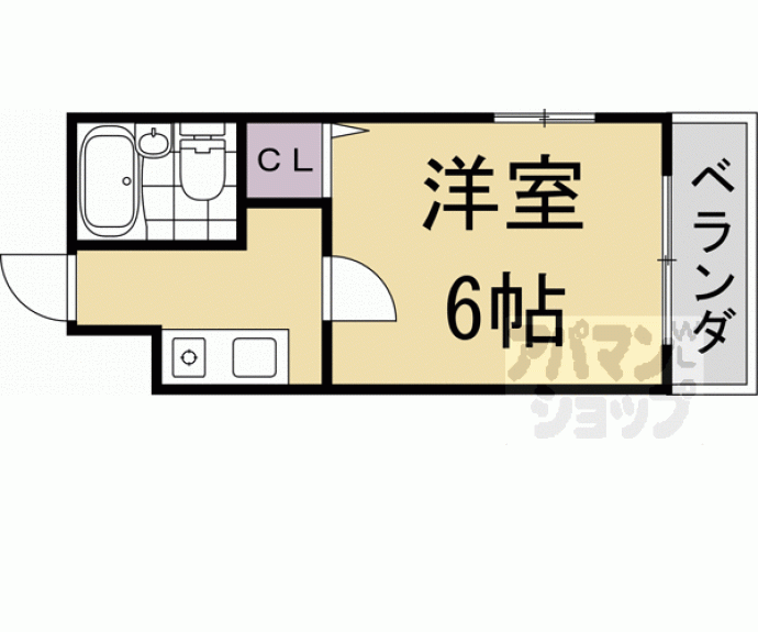 【モンテレジデンス京都駅前】間取