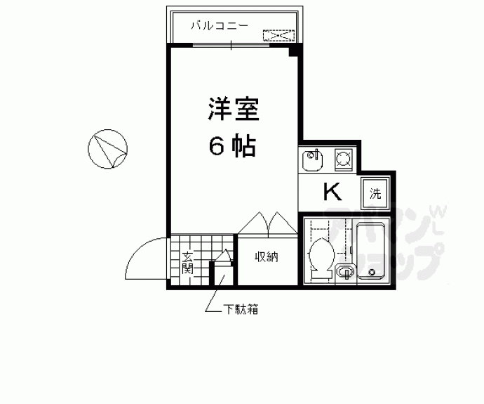 【メゾンブランシュＢ】間取