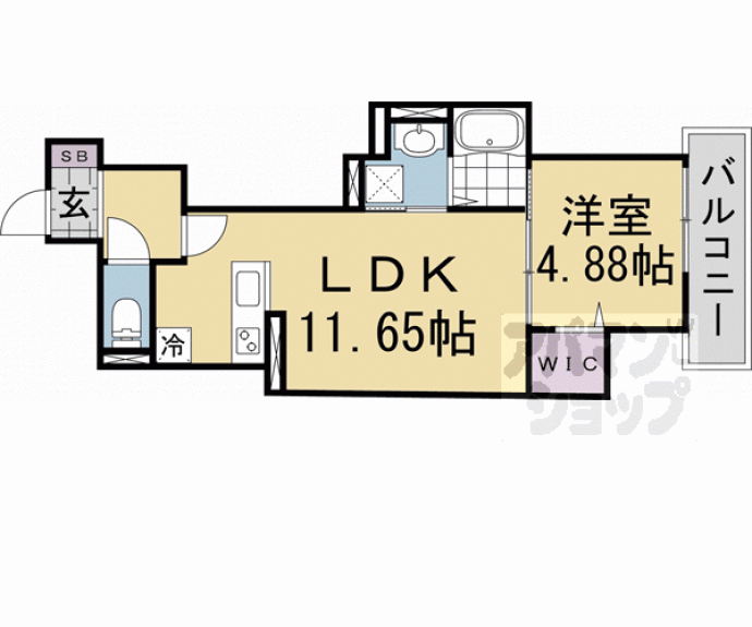 【Piso丹波口】間取