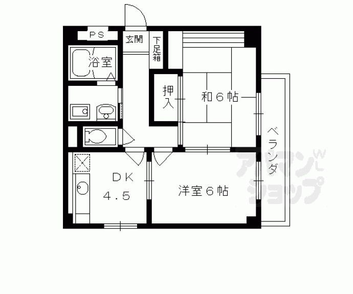 【ストリーム鳥羽】間取