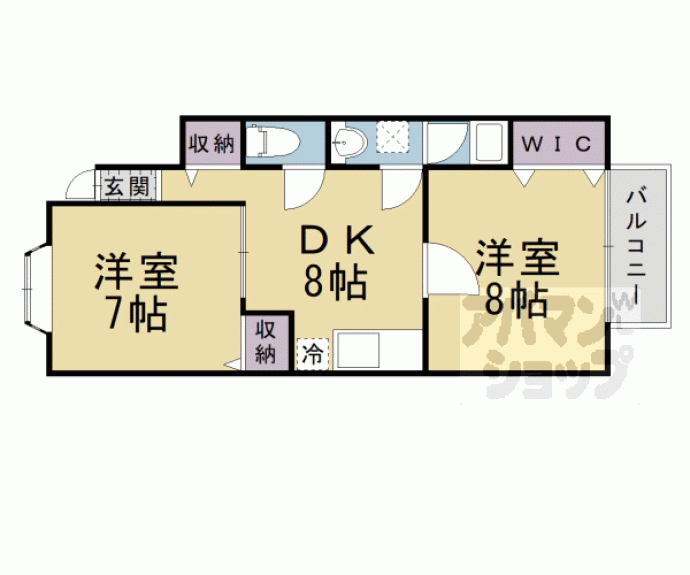 【ｂｅａｎｓⅠ、Ⅱ】間取