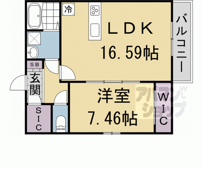 【グランデコート竹鼻ＥＡＳＴ】間取