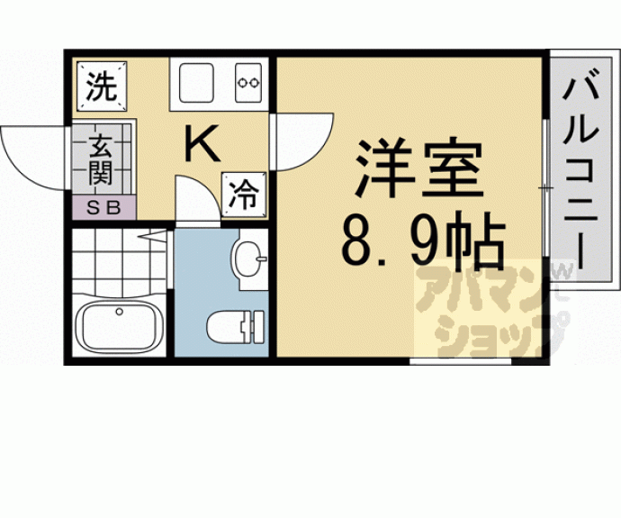 【ａ＆ｍ　Ｃｏｕｒｔ　ｍｏｍｏｙａｍａ】間取