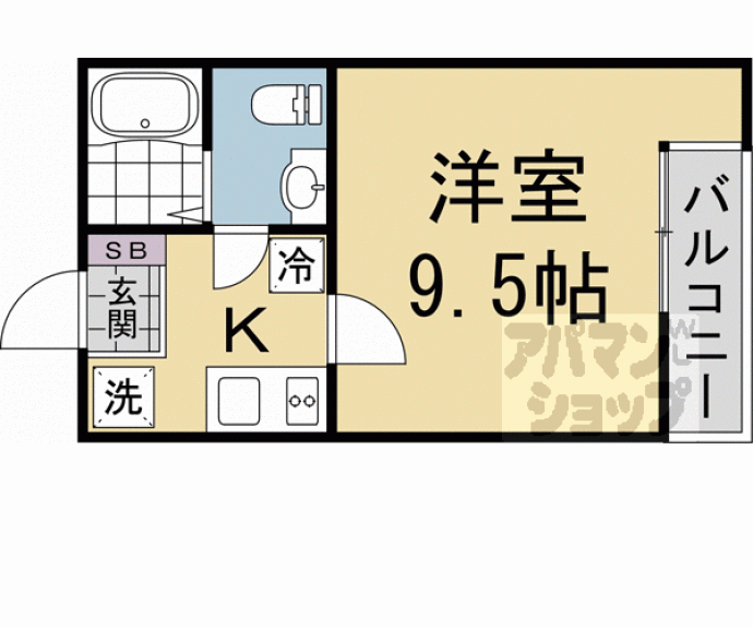 【a&m Court momoyama】間取