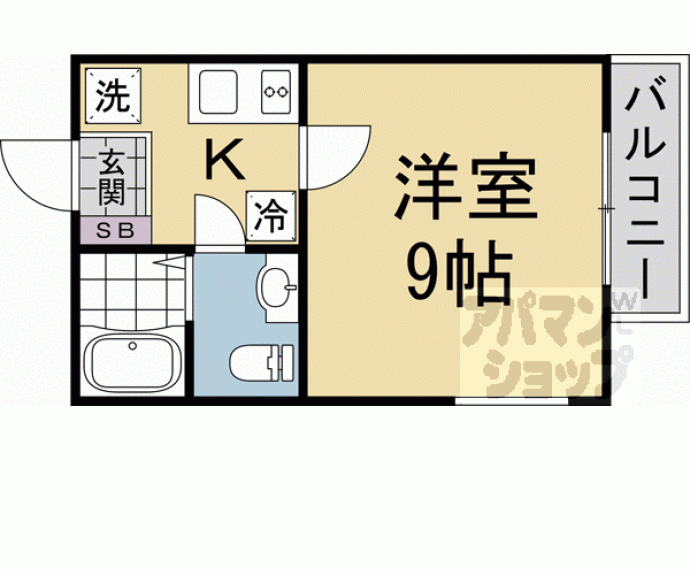 【a&m Court momoyama】間取