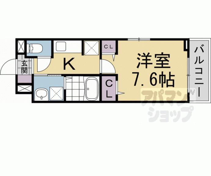 【京楽　ＫＹＯＲＡＫＵ】間取