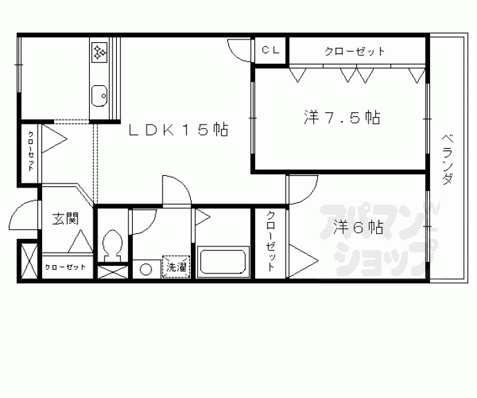 【フレイグランス久我】間取