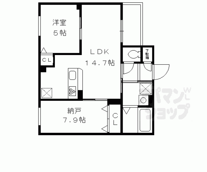 【シンフォニーアミゾント夕顔】間取