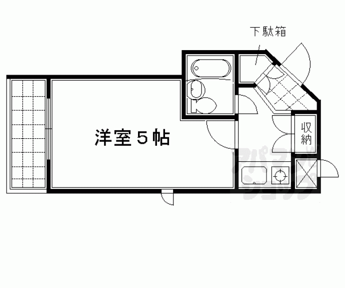 【グランドムール五条烏丸】間取