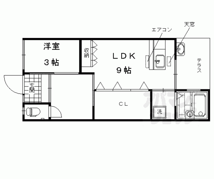 【中村氏貸家（中棟）】間取
