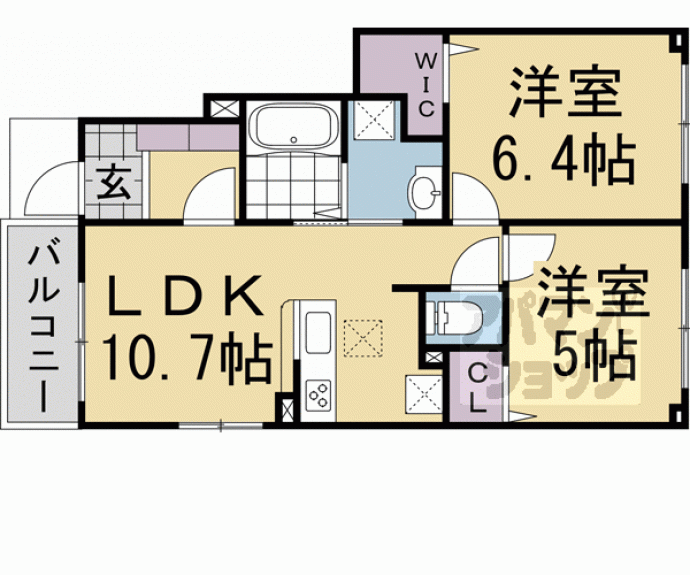 【ヴィスタ岩倉】間取