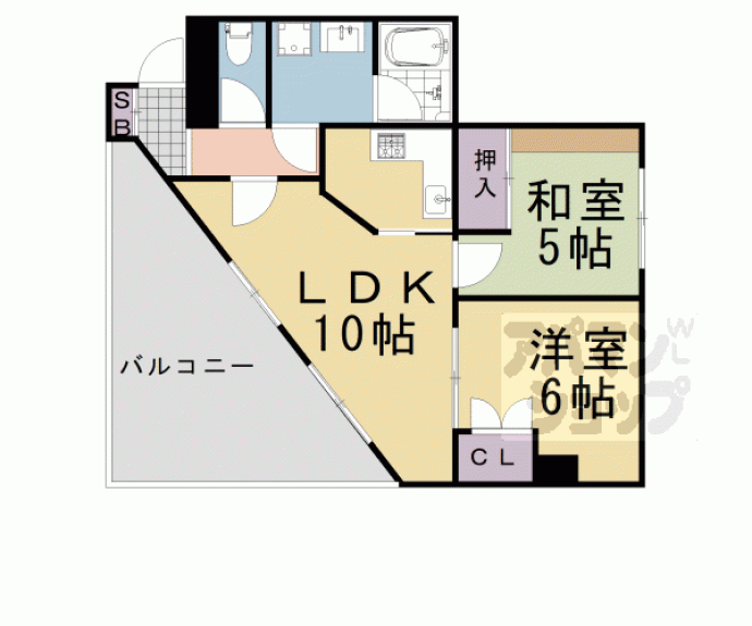 【ヴィラヴェルティ】間取