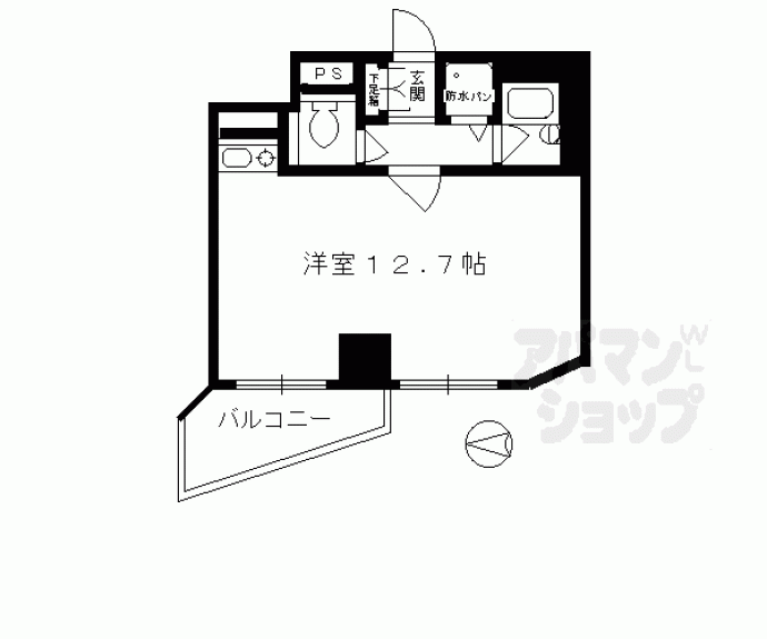 【藤和シティスクエア烏丸丸太町】間取