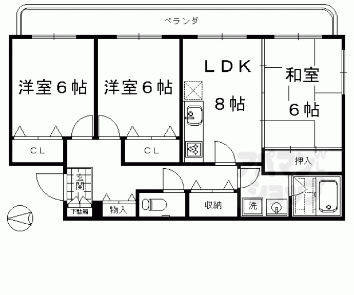 【ロイヤルビーブル】間取