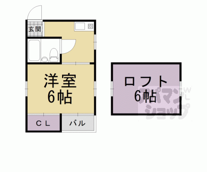 【マンション５】間取