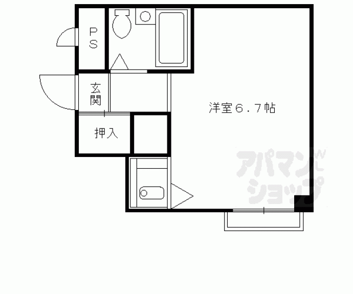 【ラヴィール西洞院】間取