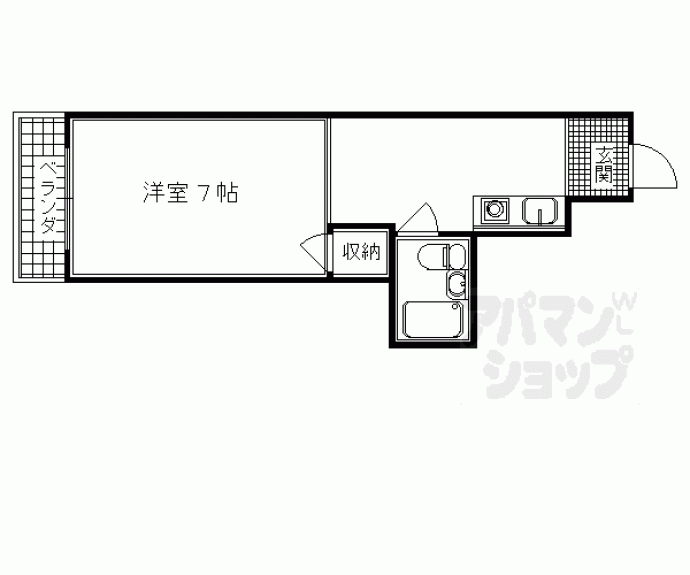 【万里小路アベニュー】間取