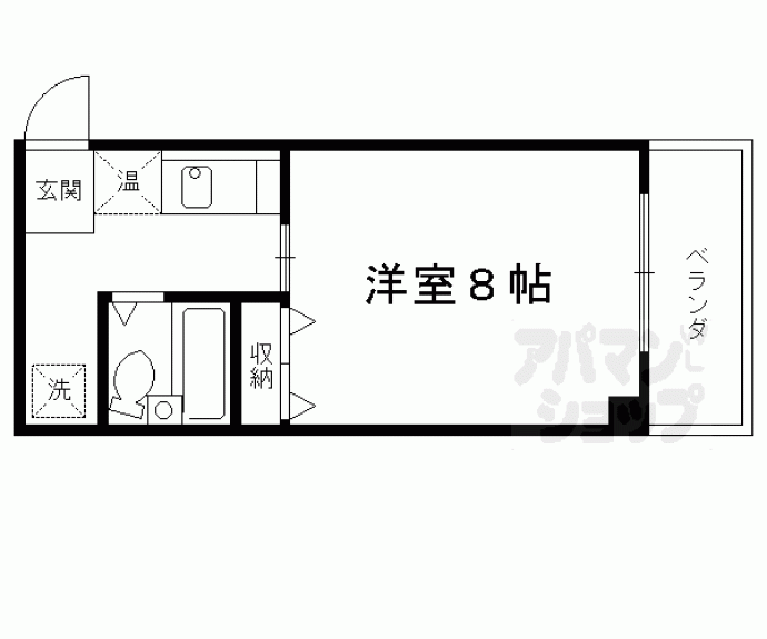 【ＣＡＳＡ・ＤＥ大橋】間取