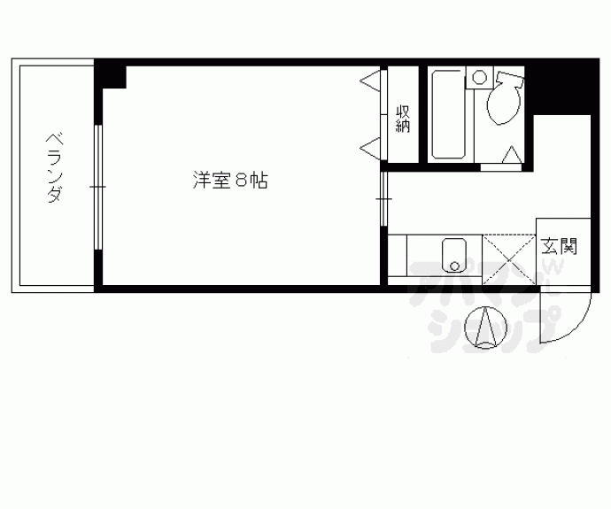 【ＣＡＳＡ・ＤＥ大橋】間取