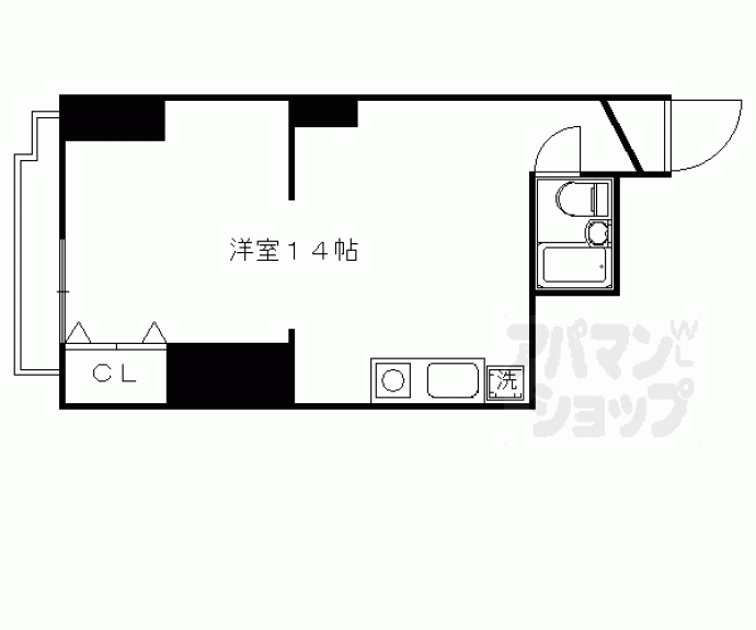 【Ｒｏｙａｌ河原町五条】間取