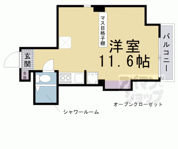 【ロイヤル河原町五条】間取