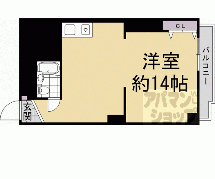 【ロイヤル河原町五条】間取