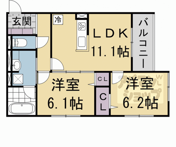 【アメニティ―・ノース】間取
