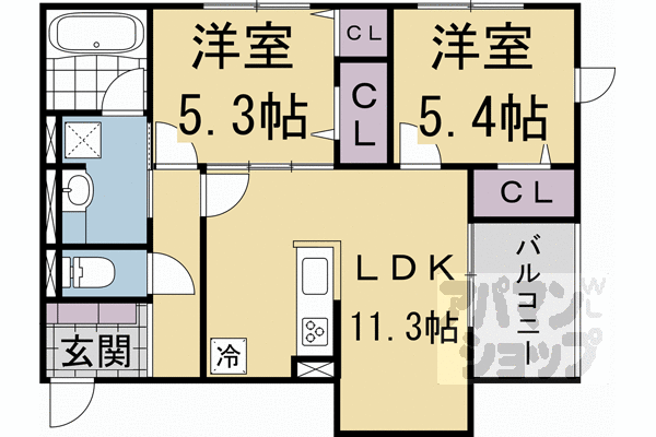 【アメニティー・ノース】間取