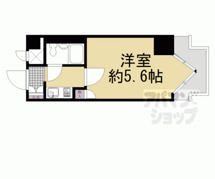 【ライオンズマンション京都三条第2】間取