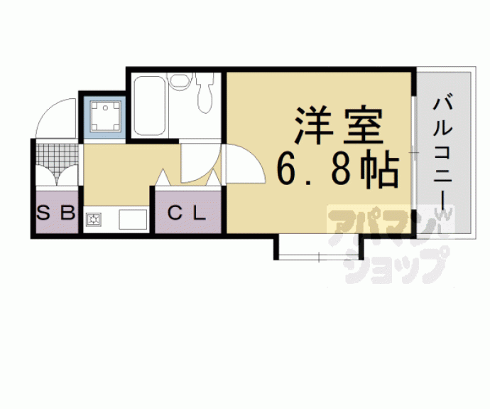【ダイアパレス京都・祇園】間取