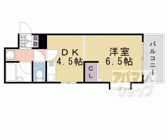 【ダイアパレス京都・祇園】間取