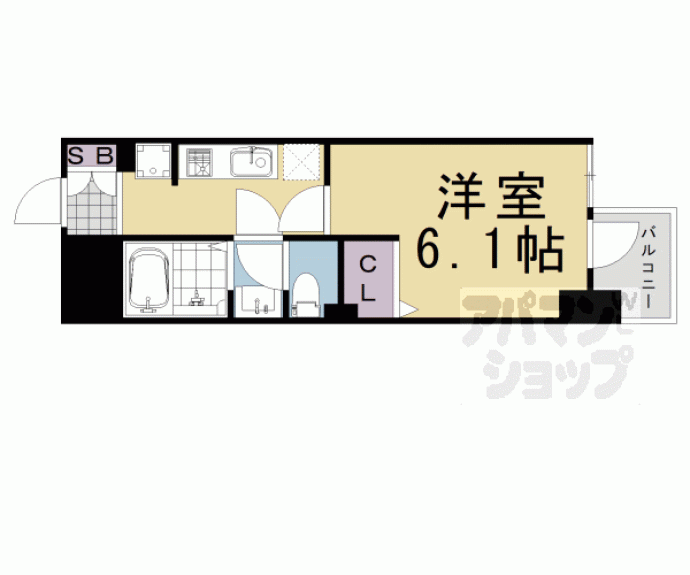 【サンフローラ三条大宮】間取