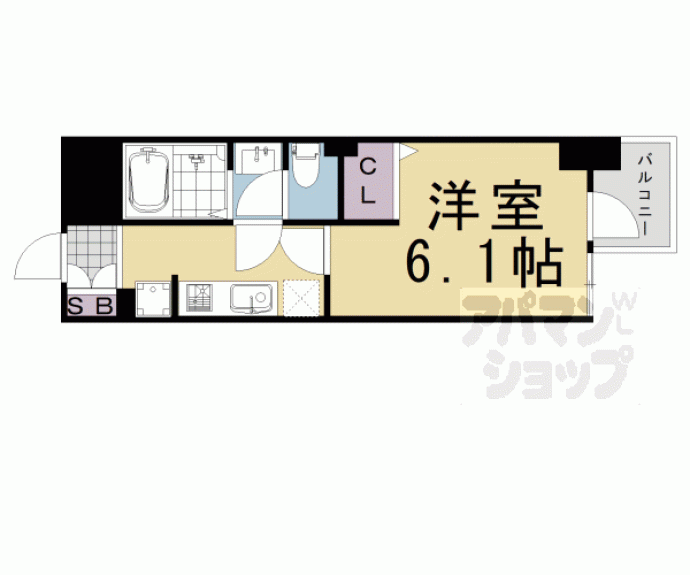 【サンフローラ三条大宮】間取