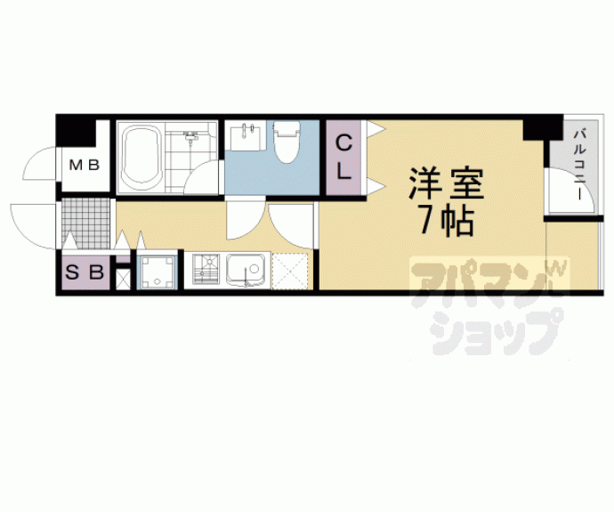 【サンフローラ三条大宮】間取
