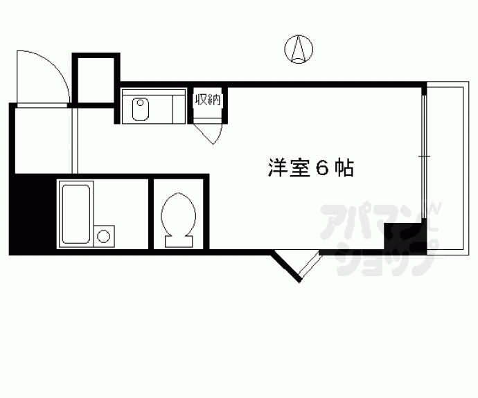 【ノアーズアーク京都朱雀】間取