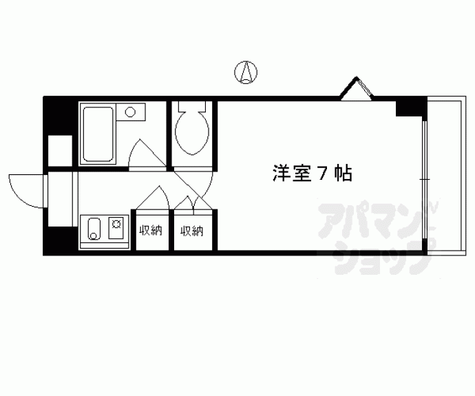 【ノアーズアーク京都朱雀】間取