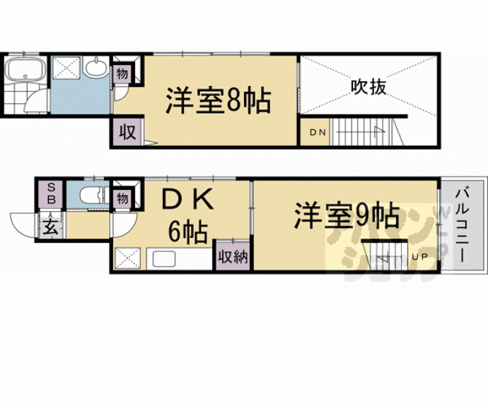 【コモド麩屋町三条】間取