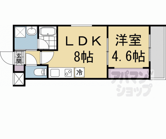 【PRESTIGE京都二条】間取