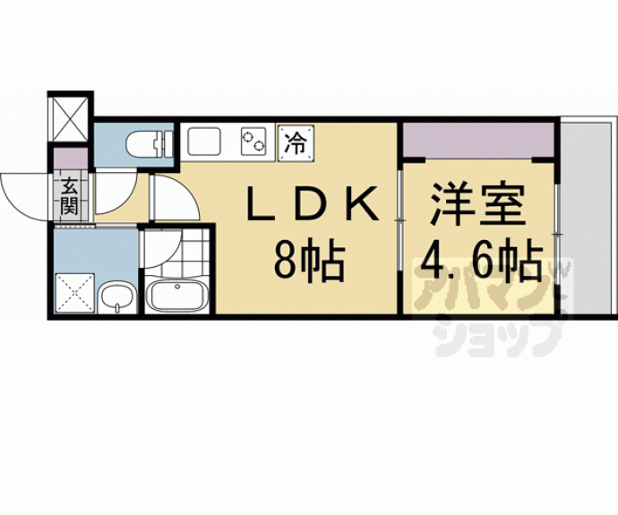 【ＰＲＥＳＴＩＧＥ京都二条】間取