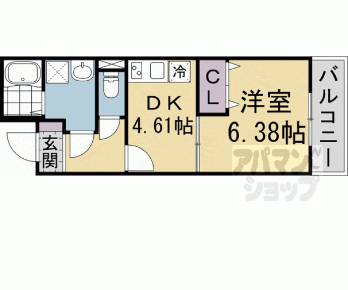 【グランデコート竹鼻ＥＡＳＴ】間取