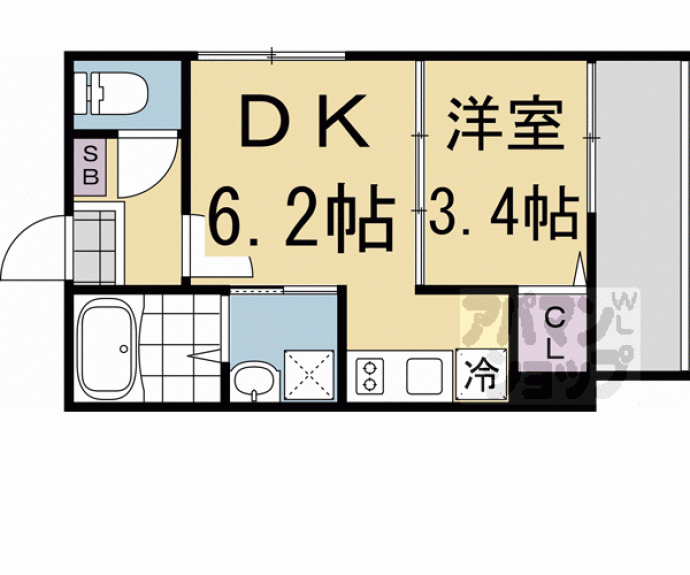 【（仮称）久世上久世町Ｂ】間取