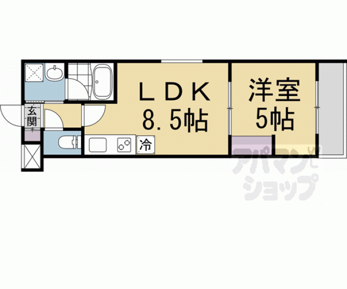 【PRESTIGE京都二条】間取