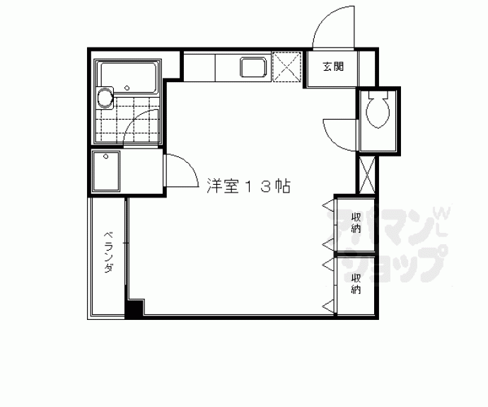 【プラザ晴明館】間取