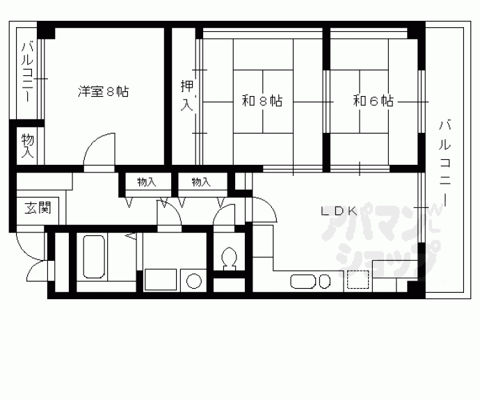 【プラザ晴明館】間取