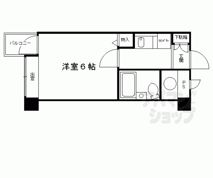 【ＤＥＴＯＭ－１四条大宮】間取