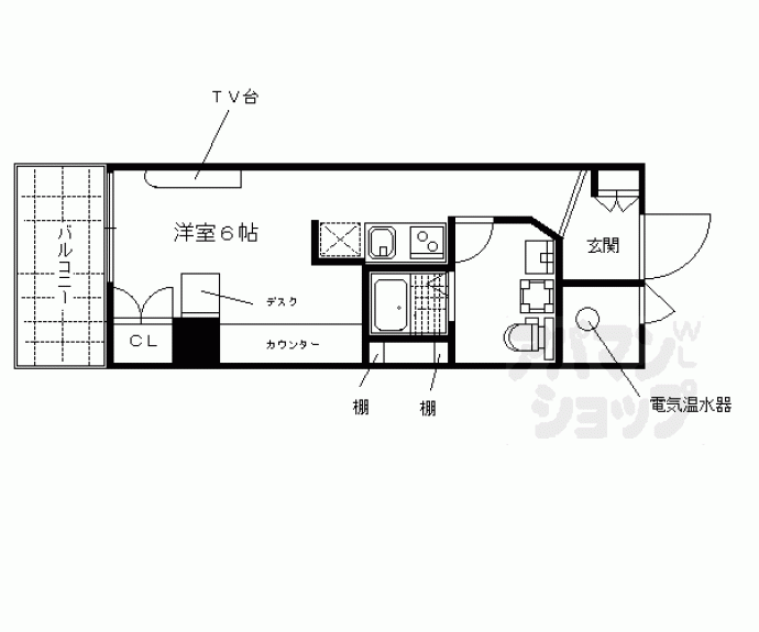 【ＤＥＴＯＭ－１四条大宮】間取