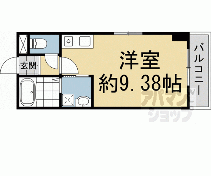 【ベルク烏丸】間取