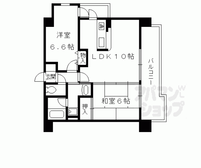 【サントーア高倉】間取