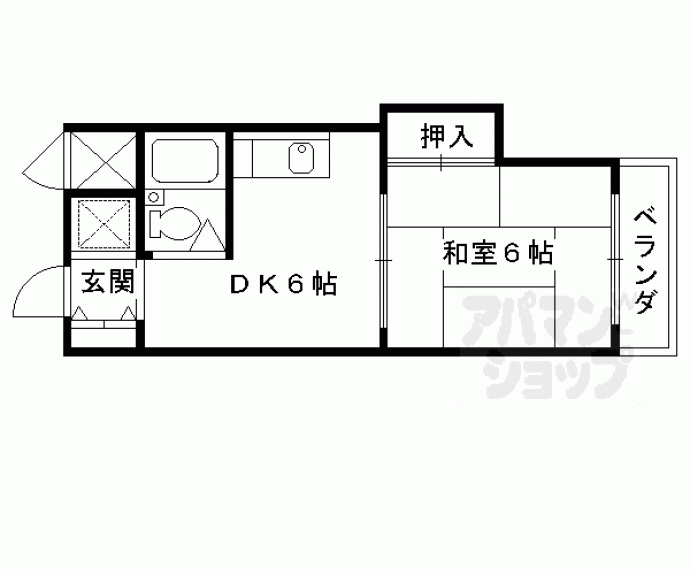 【コスモＳＴ河原町】間取