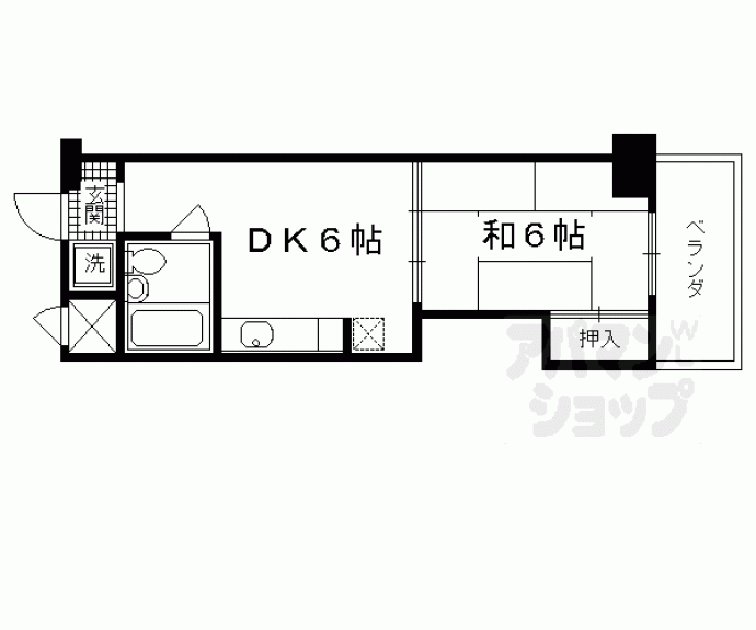 【コスモST河原町】間取